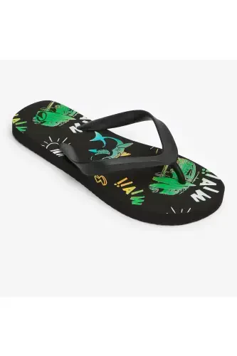 Kids Toe Separator Slippers - Black - 120 Vanlife - 1