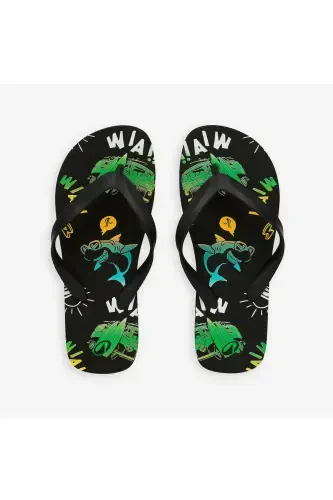 Kids Toe Separator Slippers - Black - 120 Vanlife - 3