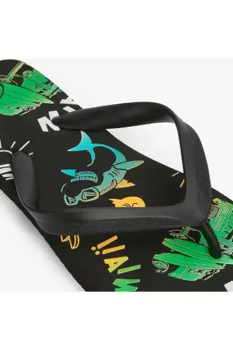 Kids Toe Separator Slippers - Black - 120 Vanlife - 4