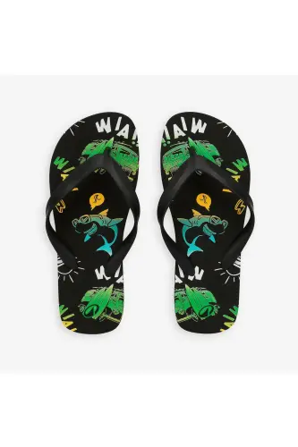 Kids Toe Separator Slippers - Black - 120 Vanlife - 3