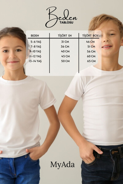 Kids Two-Piece Set with Bike Neck Elastic Shorts, Fish-Catching Astronaut Print - MYADA (1)