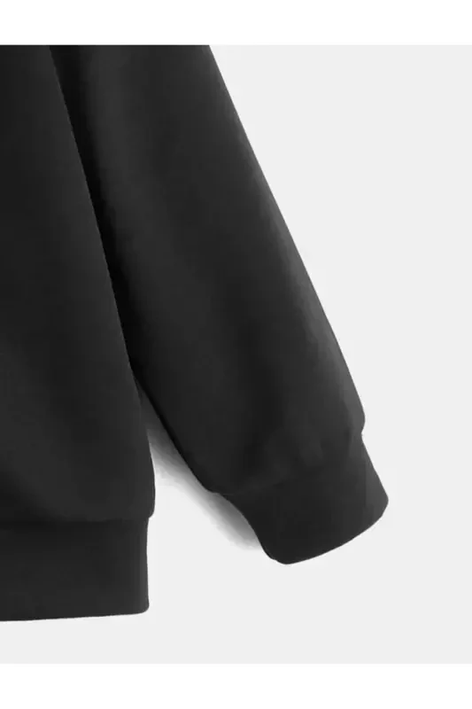 Kids Unisex Black Zippered Jacket - 5