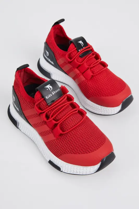 Kids Unisex Red Sports Shoes Tbqnt - 2