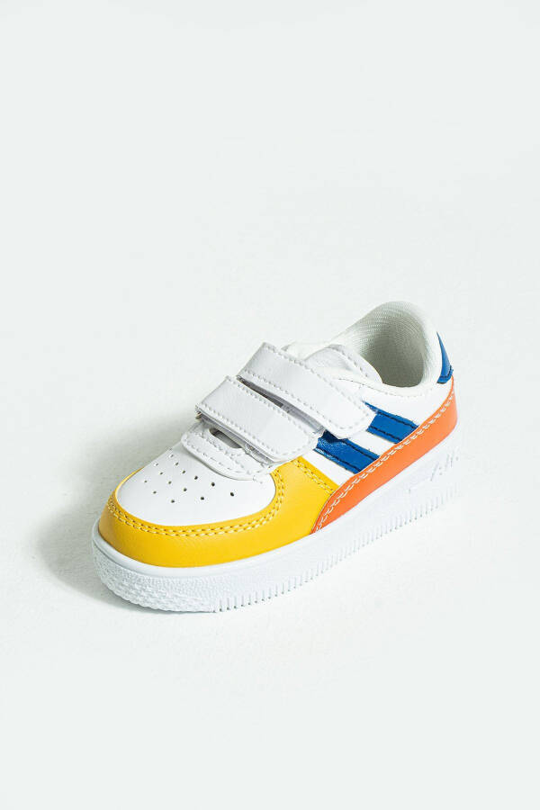 Kids Unisex Yellow Sneakers Velcro Sport Casual Children's Shoes - 5