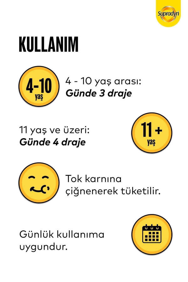 Kids Ve Kids To'plami: 60x2 Chaynaladigan Draje Va Gummy, Multivitamin Va Immunitetni Qo'llab-quvvatlash To'plami - 20