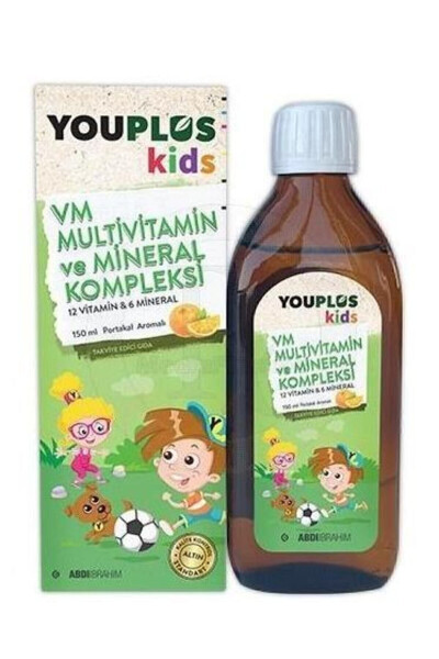 Kids Vm Multivitamin And Mineral Complex 150ml 8699514570448 - 2