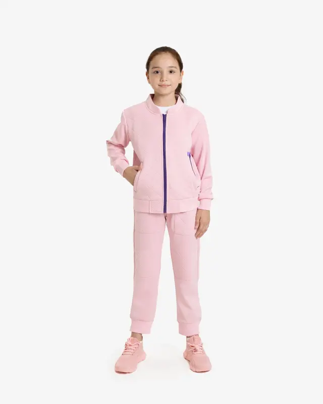 Kids's Sports Suit - PINK - 1