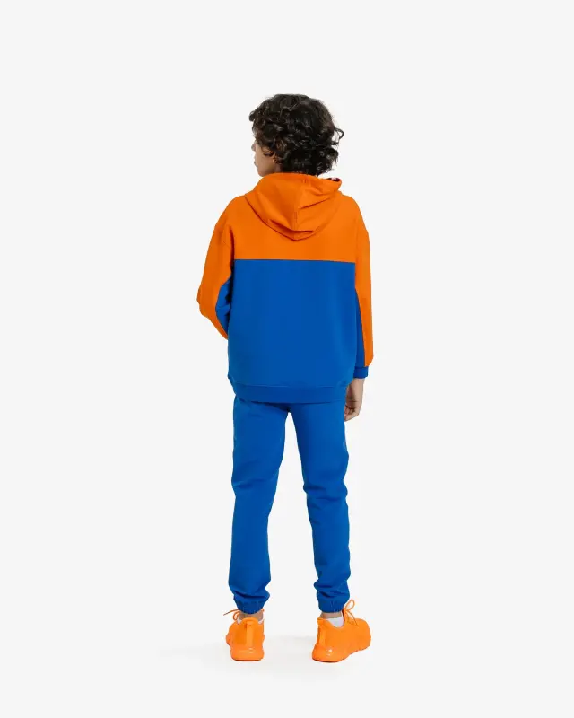Kids's Sports Suit - СИНИЙ / ОРАНЖЕВЫЙ - 2