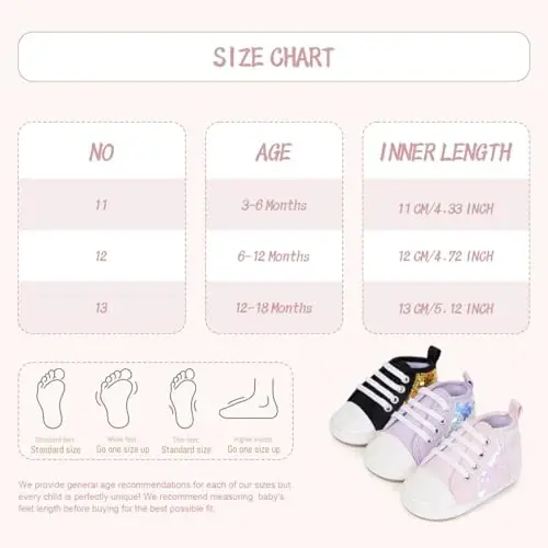 KIDSUN Unisex Chaqaloq O'g'il Qizlar Yuqori Top Krossovkalar Yumshoq Sirpanishga Qarshi Taglik Yangi Tug'ilgan Chaqaloq Birinchi Yuruvchilar Tuval Jinsi Shim Oyoq Kiyimlari - 6