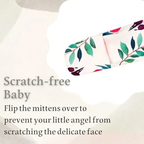 Giggle Angel Newborn Baby Sleeper Gown with Hat Knotted Gown Nightgown Coming Home Outfits for Baby Girl 2 Pieces Set - 6