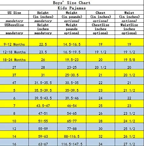 KikizYe Pajamas for Boys Pjs Kids Long sleeve Pijamas - 6