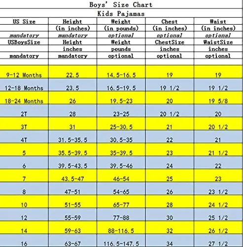 KikizYe Pajamas for Boys Pjs Kids Long sleeve Pijamas - 5