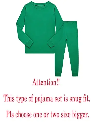 KikizYe Pajamas for Boys Pjs Kids Long sleeve Pijamas - 2