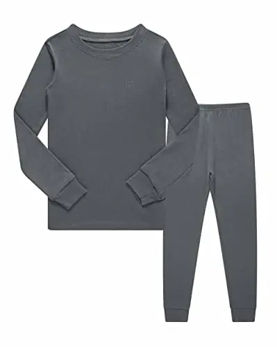 KikizYe Pajamas for Boys Pjs Kids Long sleeve Pijamas - 10