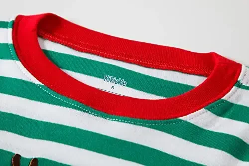 KikizYe Pajamas for Boys Pjs Kids Long sleeve Pijamas - 4