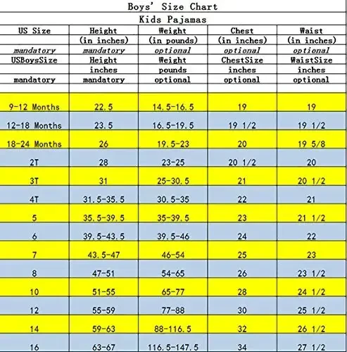 KikizYe Pajamas for Boys Pjs Kids Long sleeve Pijamas - 6