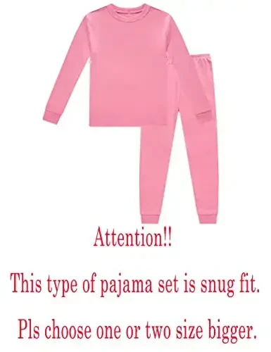 KikizYe Pajamas for Boys Pjs Kids Long sleeve Pijamas - 2