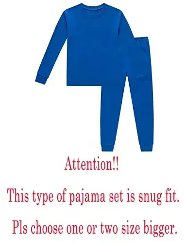 KikizYe Pajamas for Boys Pjs Kids Long sleeve Pijamas - 2