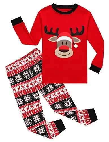 KikizYe Pajamas for Boys Pjs Kids Long sleeve Pijamas - 1