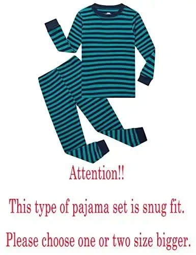 KikizYe Pajamas for Boys Pjs Kids Long sleeve Pijamas - KIKIZYE (1)