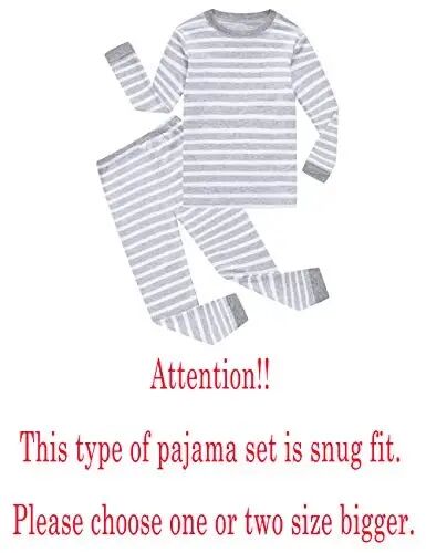 KikizYe Pajamas for Boys Pjs Kids Long sleeve Pijamas - 2