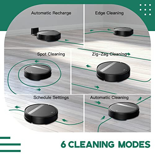 Kilgone Robot Vacuum and Mop Combo, App/Alexa with WiFi/Bluetooth, Self-Charging Mopping Robot Vacuum Cleaner, Set Schedule, Max Strong Suction Ideal for Pet Hair/Carpet/Hard Floor - 6