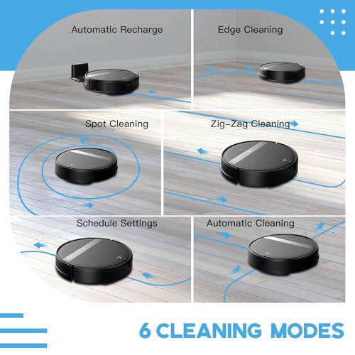 Kilgone Robot Vacuum and Mop Combo with App/Voice Control, Robot Vacuums Cleaner and Mop 2 in 1, Robotic Vacuum Tangle-Free, Daily Schedule, Vacuum Robot Cleaner and Mop Combo for Home - 4