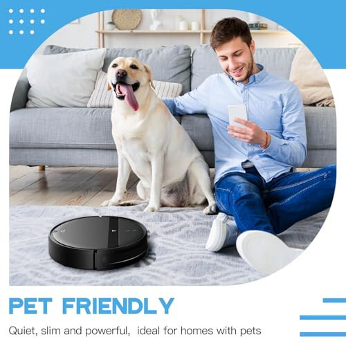 Kilgone Robot Vacuum and Mop Combo with App/Voice Control, Robot Vacuums Cleaner and Mop 2 in 1, Robotic Vacuum Tangle-Free, Daily Schedule, Vacuum Robot Cleaner and Mop Combo for Home - 5