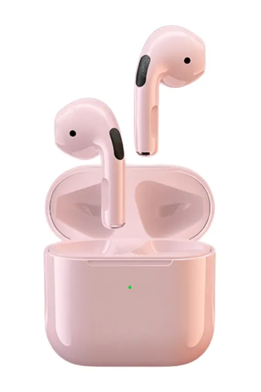 Kılıf Hediyeli Pembe Pro 5 Plus Premium A Kalite Bluetooth Sürüm 5.3 Bluetooth Kulaklık-Pembe - 2