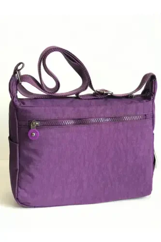 Kılinkır Messenger Bag Multi Pocket Crossbody Water-Resistant Fabric-Purple - 7