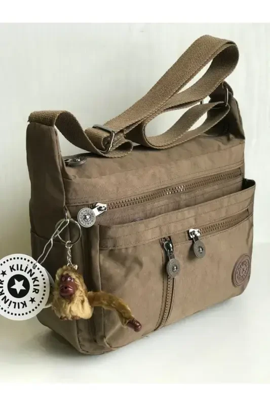 Kılinkır pochta sumkasi, ko'p cho'ntakli, o'ramali, yomg'irga chidamli mato - Vizon - 5