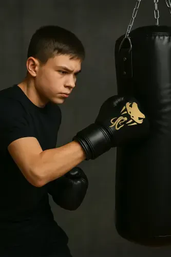 Киллер Боксерские Перчатки И Бинты Комплект Boxing Gloves + Боксерские Бинты Kick Боксерские Перчатки Muay Thai - 4