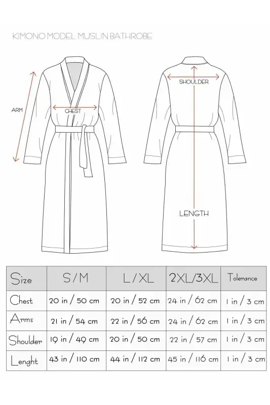 Kimono 4 Layer Muslin Bathrobe - 8
