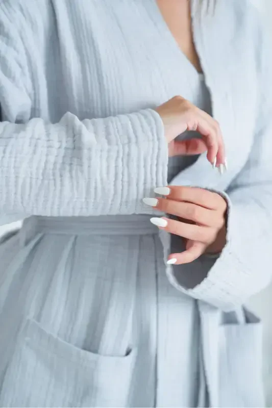 Kimono 4 qavat musllin xalat - 3