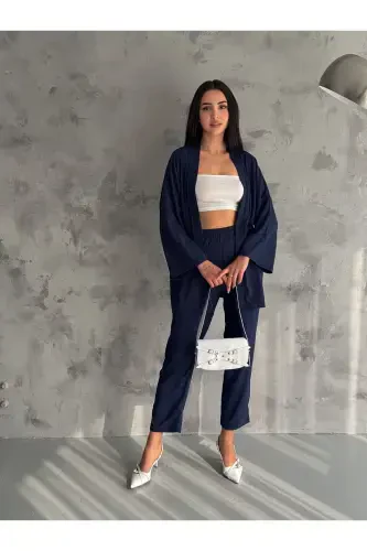 Kimono Burmali Kostyum-KO'K - ALENMODA (1)