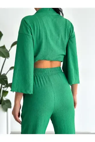 Kimono Burmali Kostyum-yashil - 7