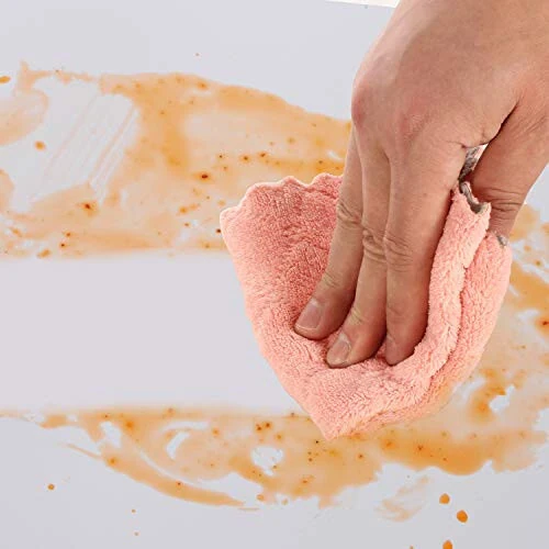 kimteny Cleaning Cloths Kitchen Towels Microfiber Washcloths Lint Free Dish Cloth Reusable Dishtowels Household Super Absorbent Fast Drying, 10