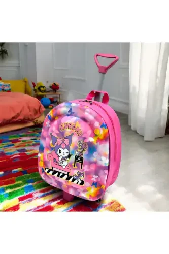 Kindergarten Nursery School Children Suitcase Backpack Trolley Wheeled-kuromii - SHOPIOLOG (1)