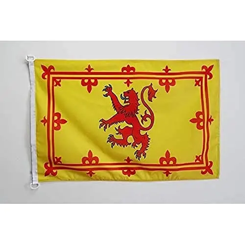 Kingdom of Scotland NAUTICAL Flag 18'' x 12'' - Royal Scottich flags 30 x 45 cm. - Banner 12x18 in for boat - AZ FLAG 