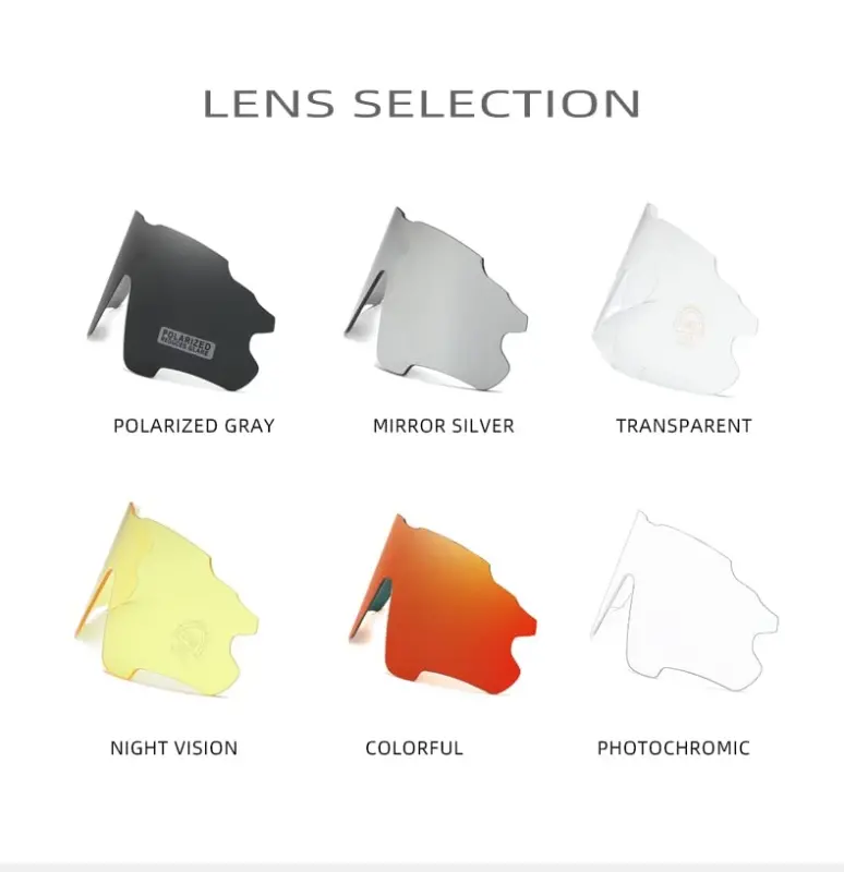KINGSEVEN Polarized Cycling Glasses for Men Women Bicycle MTB Road Bike Sunglasses with 4 Interchangeable Lenses LS-911 - 3