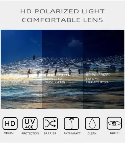 KINGSEVEN Polarized Cycling Glasses for Men Women Bicycle MTB Road Bike Sunglasses with 4 Interchangeable Lenses LS-911 - 6