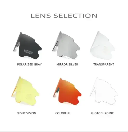 KINGSEVEN Polarized Cycling Glasses for Men Women Bicycle MTB Road Bike Sunglasses with 4 Interchangeable Lenses LS-911 - 5