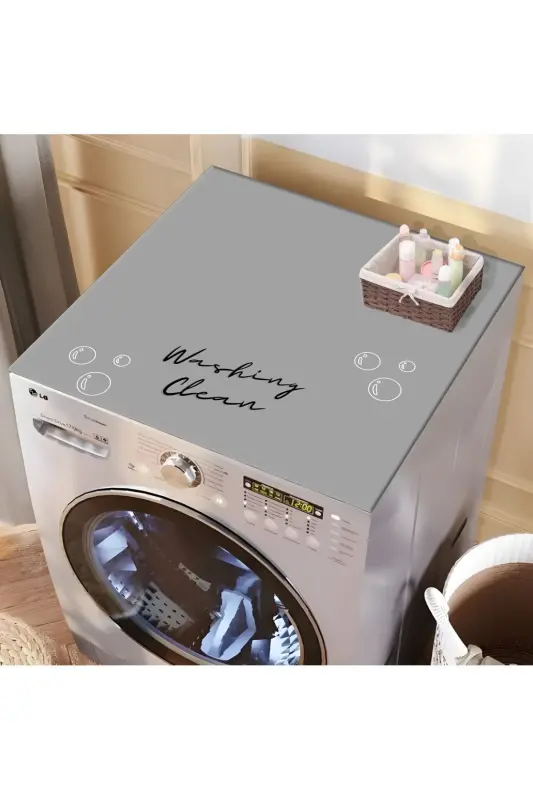 Кир ювиш машинаси, қуритиш машинаси учун қоплама, ҳимоя матоси, сув ўтказмайдиган, силжимайдиган, ювиладиган. - 2