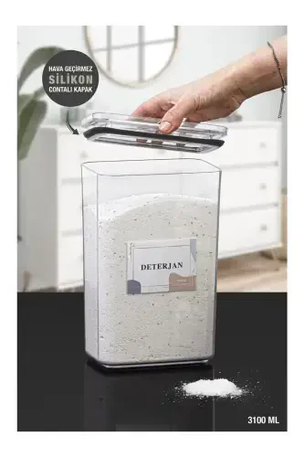 Кир ювиш воситалари учун рангли ва оқлар учун сақлаш қутиси - 4