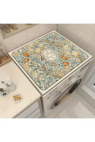 Kir yuvish mashinasi qopqog'i himoya mat, suyuqlik o'tkazmaydigan, sirpanmaydigan, yuviladigan. - 2