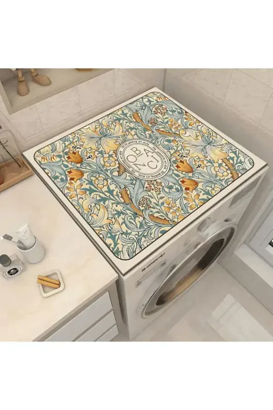 Kir yuvish mashinasi qopqog'i himoya mat, suyuqlik o'tkazmaydigan, sirpanmaydigan, yuviladigan. - 2