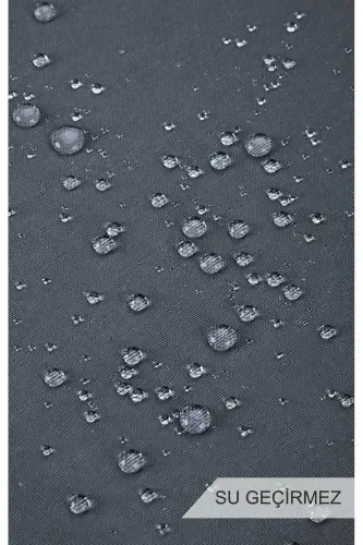 Kir yuvish mashinasi qopqog'i kashtali suv o'tkazmaydigan mato to'q ko'k rang-TO'Q KO'K - 2