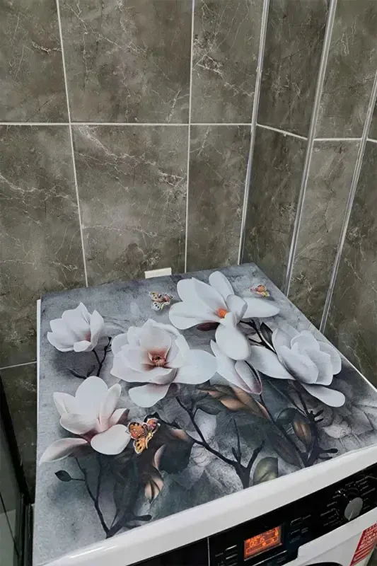 Kir yuvish mashinasi qopqog'i Quritgichdan himoya qiluvchi mato Suyuqlik o'tkazmaydigan, sirpanmaydigan, yuviladigan Dsn-09-Naqsh - 7