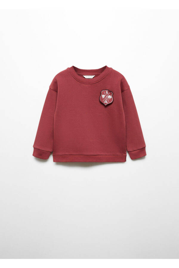 Kiraz Rengi Erkek Bebek Sweatshirt 57026720 - 3