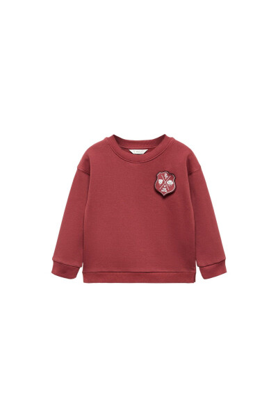 Kiraz Rengi Erkek Bebek Sweatshirt 57026720 - 4